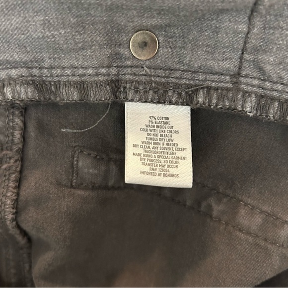 Bonobos Tailored Fit Chino Pants 29x31 Dark Gray. 5 Pockets Soft Stretch Fabric - Picture 7 of 7